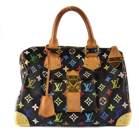 louis vuitton cloth handbag vestiaire collective multicolor